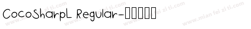 CocoSharpL Regular字体转换